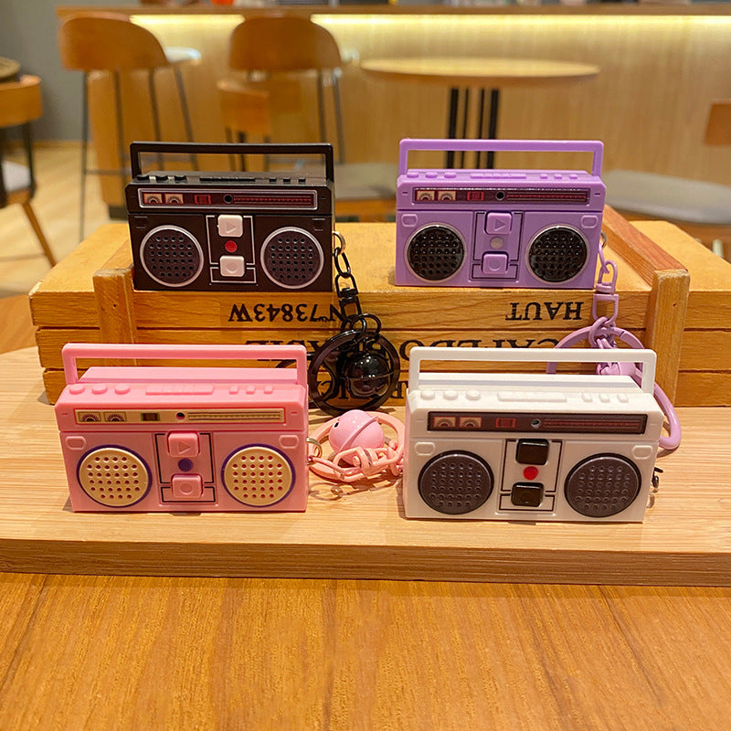 Mini Recorder Radio Keychain