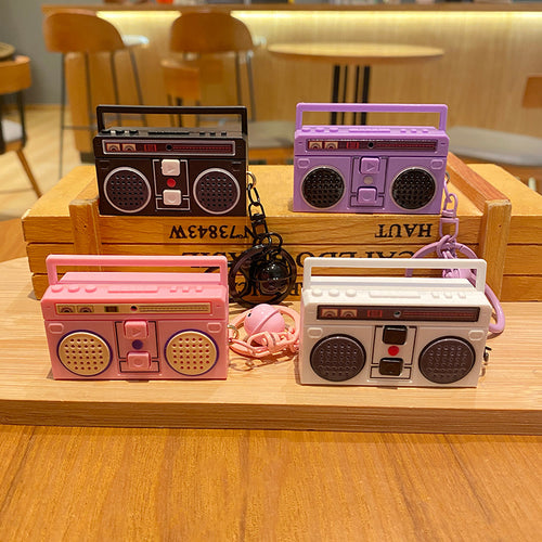 Mini Recorder Radio Keychain