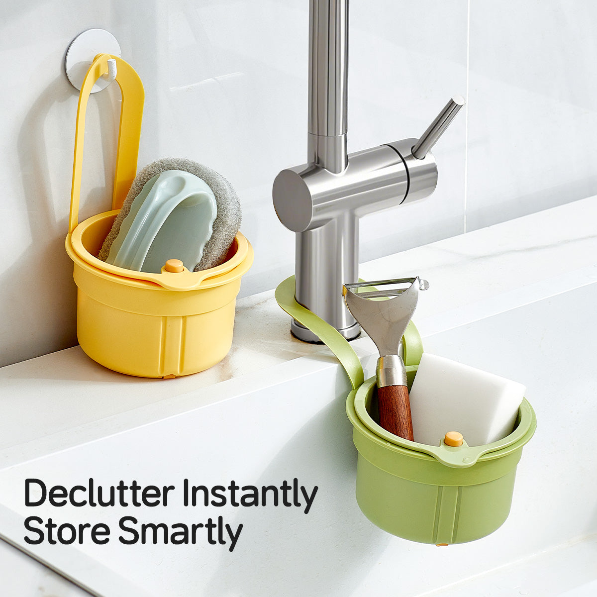 Food Waste Anti-Clogging Kitchen Sink Drain Strainer Food Waste Catcher Fruit Cleaning Easy Cleaning Plug Silk Filter Basket
