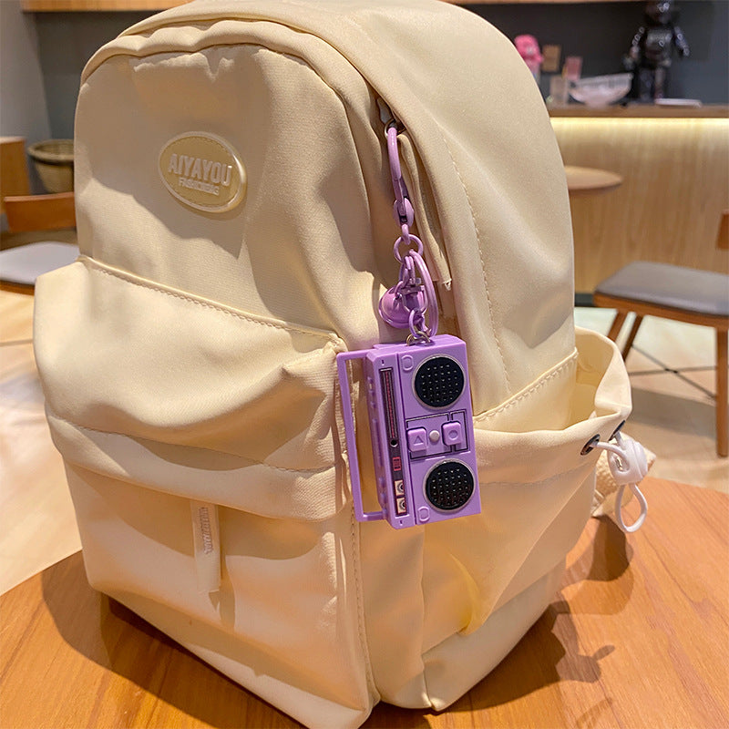 Mini Recorder Radio Keychain