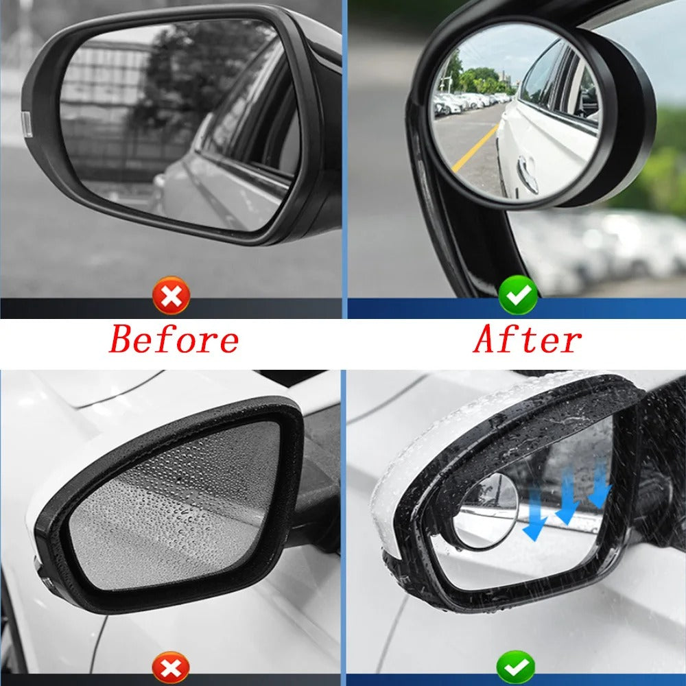 Carbon Mirror Rain Guards