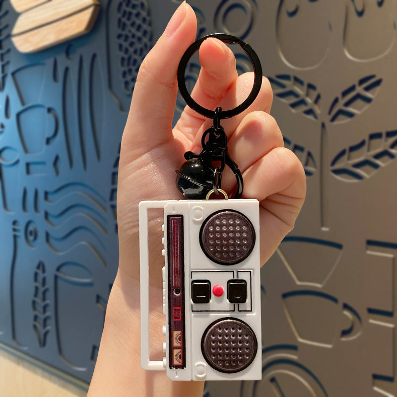 Mini Recorder Radio Keychain