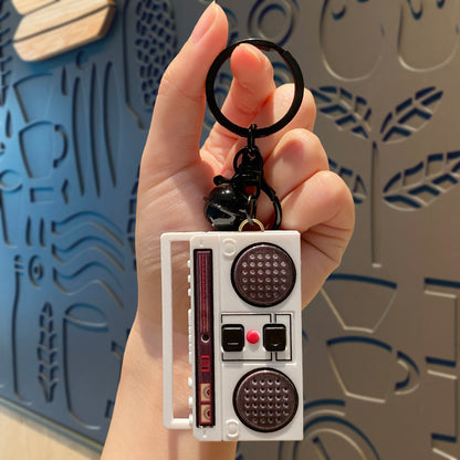 Mini Recorder Radio Keychain