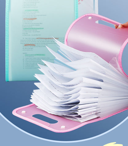 Portable Large Capacity A4 File Holder