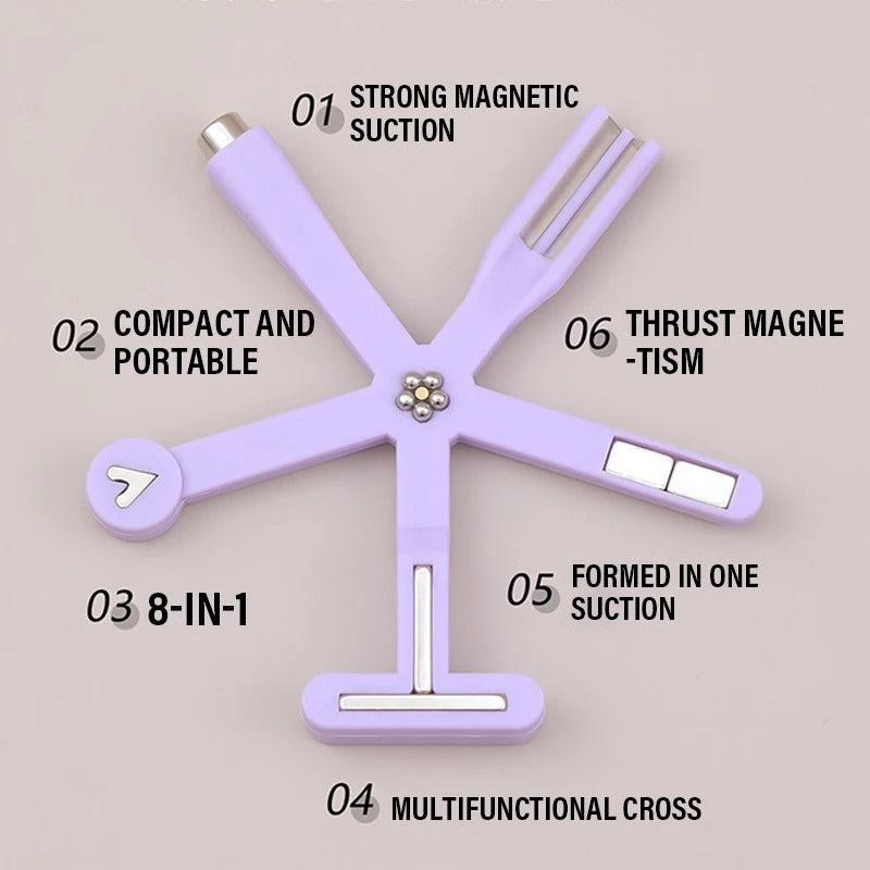 8-in-1 Multi-Functional Nail Magnet Art Tool