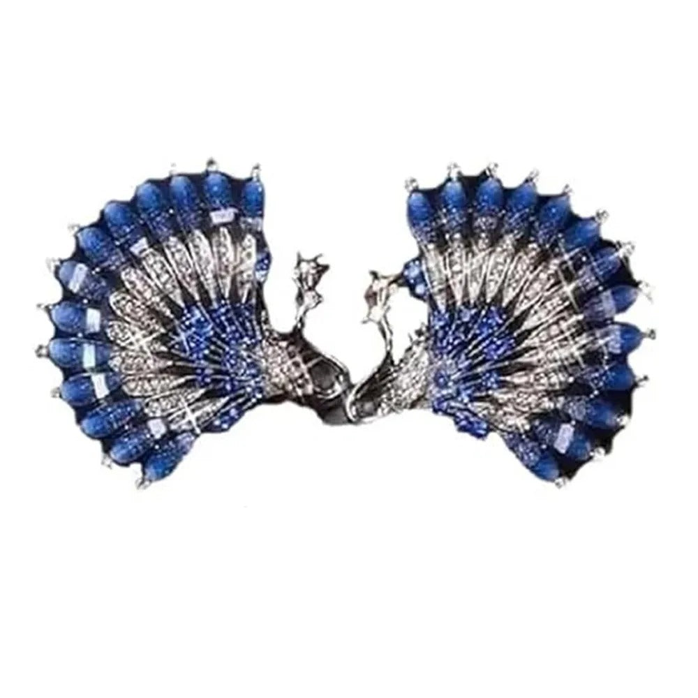 Peacock Design Hair Bun Maker