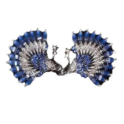 Peacock Design Hair Bun Maker