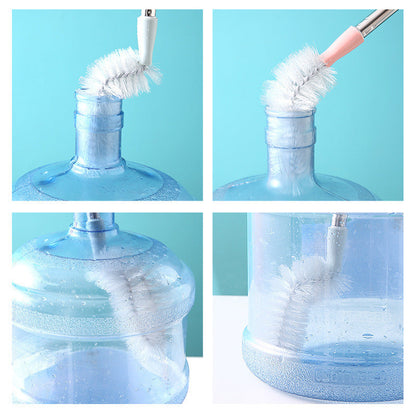 Long Handle Bottle Cleaning Brush With Steel Rod