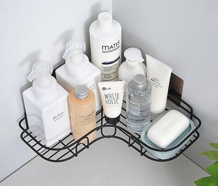 Self Adhesive Metal Corner Storage Rack (Premium Quality)