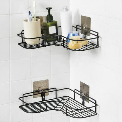 Self Adhesive Metal Corner Storage Rack (Premium Quality)